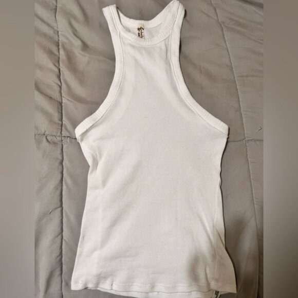 Free People White Tank Top - Picture 1 of 3